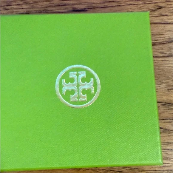 Tory Burch Gold Yellow, Green Blue Dangle Earrings Authentic - Picture 3 of 7